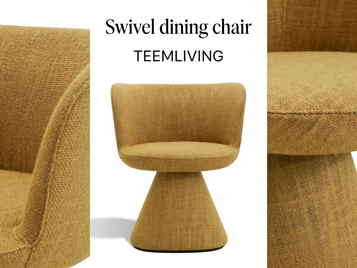 Swivel Dining Chair-Where Sculptural Elegance Meets Intelligent Motion